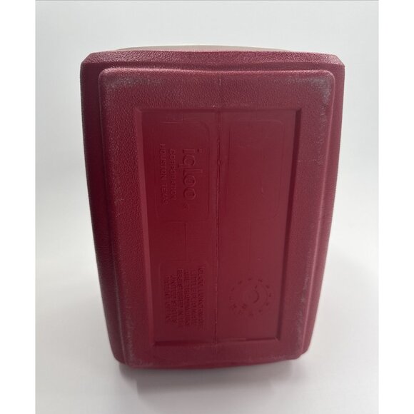 Vintage Little Playmate Cooler Igloo KFC Kentucky Fried Chicken Logo Red USA - Picture 5 of 13